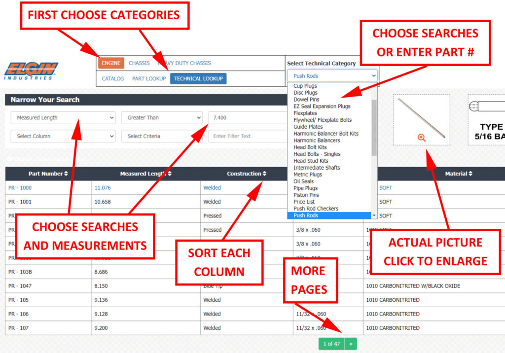 catalog navigation tips