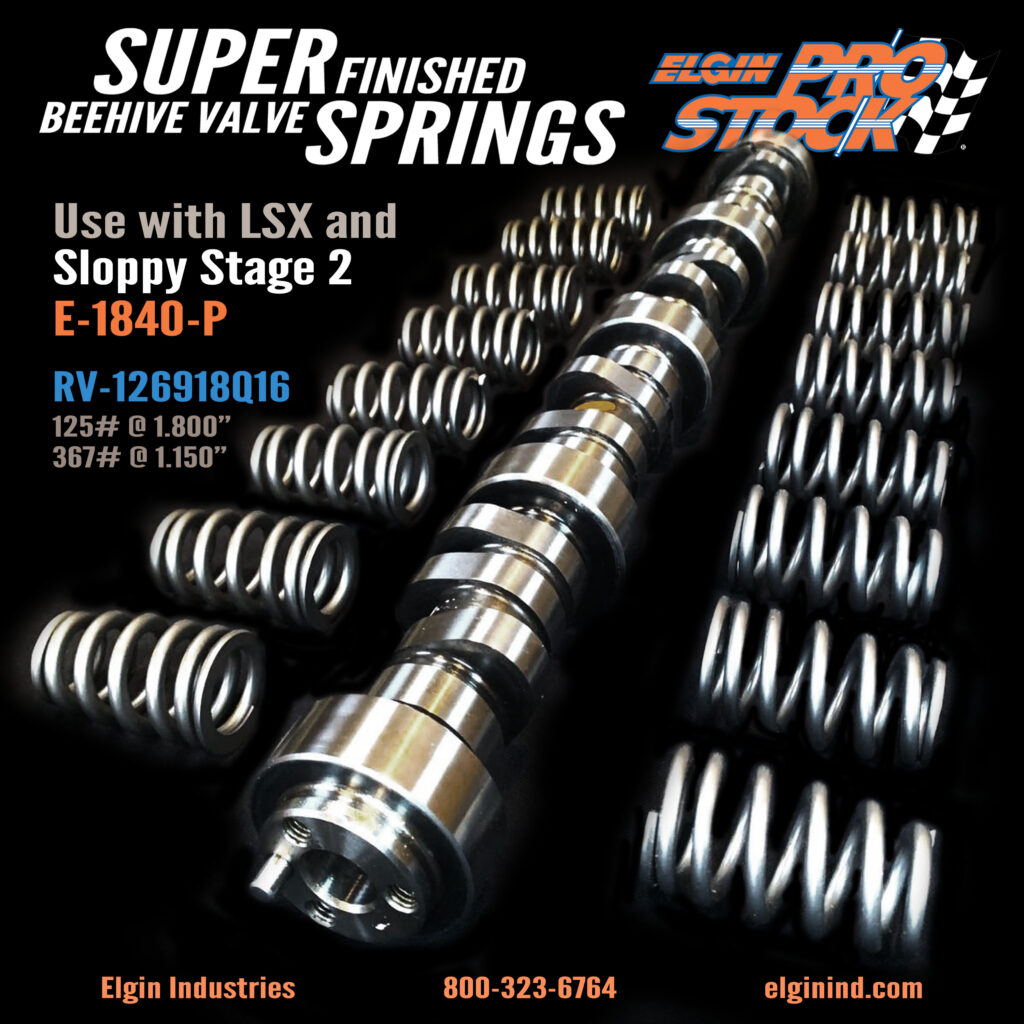 elgin e 1840 p camshaft ss2 cam performance super springs valve rv 126918q16 sloppy stage 2