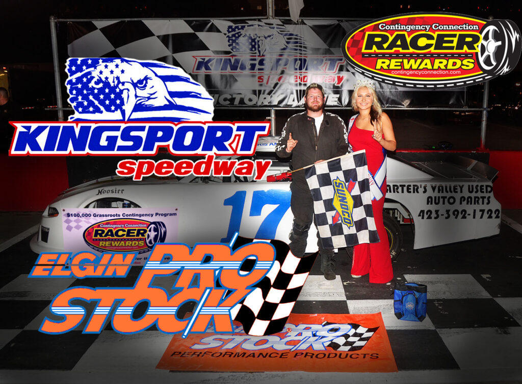 elgin industries contingency connection kingsport speedway chris amburgey wins ks mod 4 race 2 2