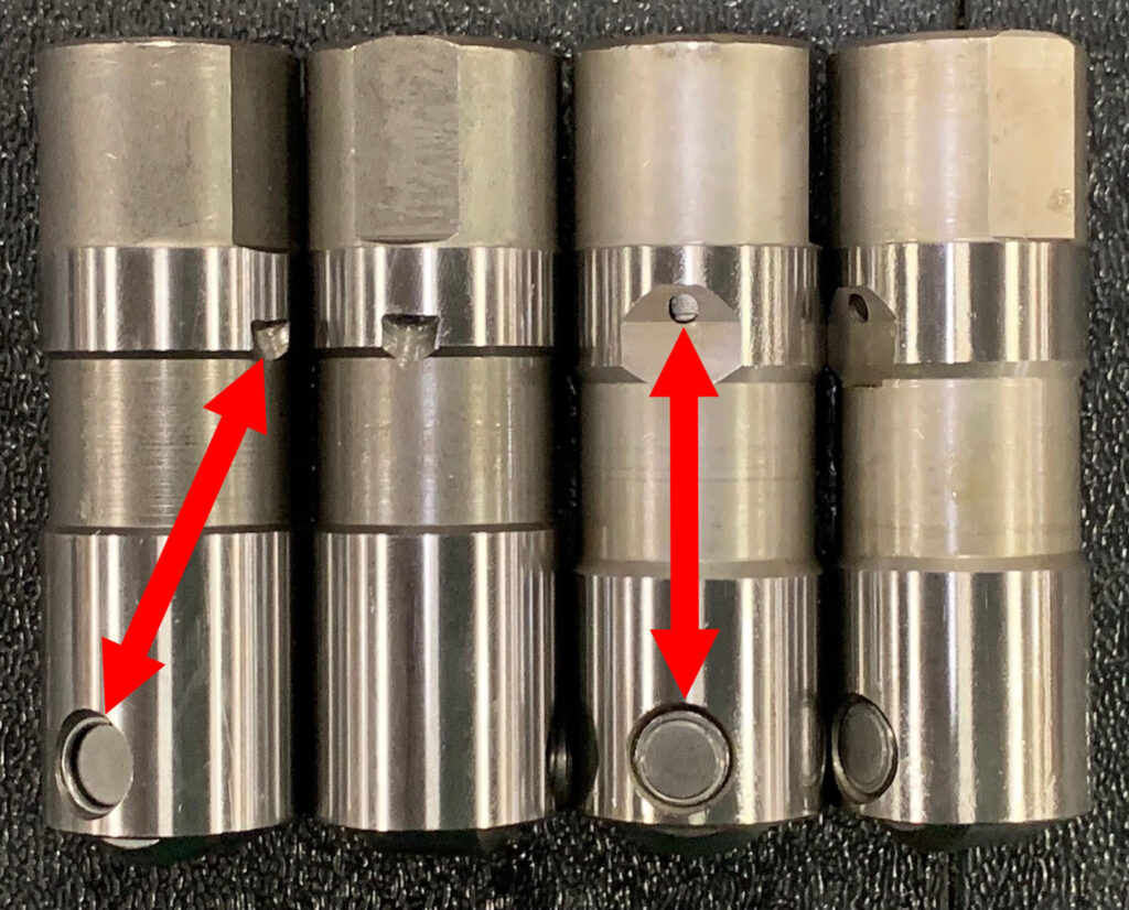 elgin industries oe replacement ls7 lifters oil hole position