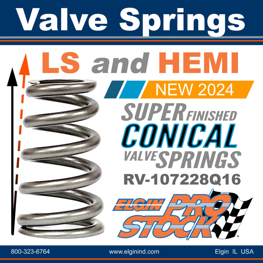 elgin industries hemi ls engine conical performance valve springs rv 107228 2023 q4